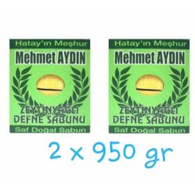 Mehmet Aydın 2x950 gr Zeytinyağlı Defne Sabunu