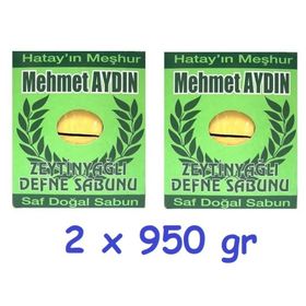 Mehmet Aydın 2x950 gr Zeytinyağlı Defne Sabunu