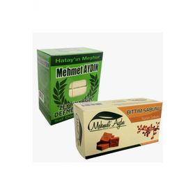 Mehmet Aydın Zeytinyağlı 950 gr Defne Sabunu + 480 gr Bıttım Sabunu