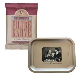 Mehmet Efendi Kuru Kahveci 80 gr Colombian Filtre Kahve + Tepsi Hediyeli