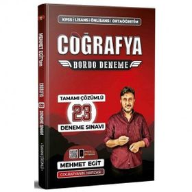 Mehmet Eğit 2022 KPSS Coğrafya 23 Bordo Deneme Çözümlü