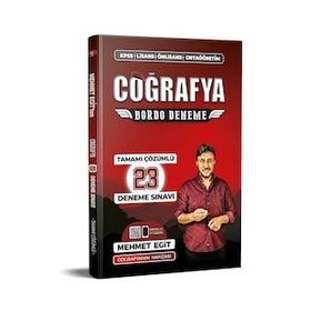 Mehmet Eğit 2022 KPSS Coğrafya 23 Bordo Deneme Çözümlü