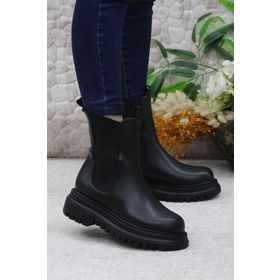 Mehmet Mete 351028 Siyah Fashion Astar Kadın Bot