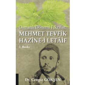 Mehmet Tevfik Hazine-i Letaif Cengiz Gökşen