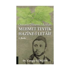 Mehmet Tevfik Hazine-i Letaif Cengiz Gökşen
