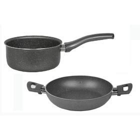 Mehtap 24 cm Granit Sahan ve 16 cm Kaçerola Sos Tavası
