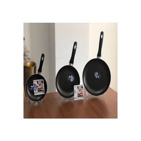 Mehtap 3'lü Bordo 18+22+26 cm Teflon Tava Seti