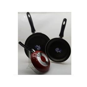 Mehtap 3'lü Mor 18+22+26 cm Teflon Tava Seti