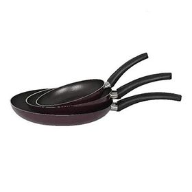 Mehtap 3'lü Mor 18+22+26 cm Teflon Tava Seti