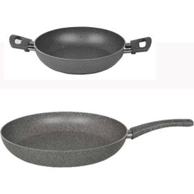 Mehtap Granit 32 cm Tava ve 22 cm Sahan Seti