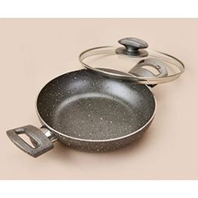 Mehtap Granit Gri 3'Lü 22-20-18 cm Sahan Seti