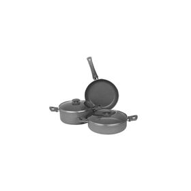 Mehtap Gray 5 Parça Granit Tencere Seti