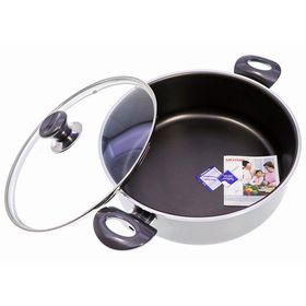 Mehtap Onyx 26 cm Çift Taraflı Teflon Tencere