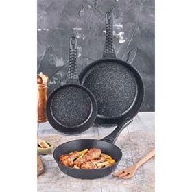 Mehtap Onyx Teflon 26 cm + 30 cm Tava Seti