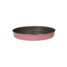 Mehtap Pembe 34 cm Granit Yuvarlak Tepsi
