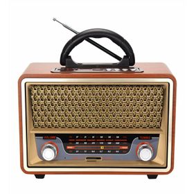 Meier M-157BT Açık Kahverengi Bluetooth Radyo