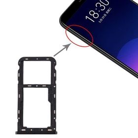 Meizu M6T M811H Siyah Sim Kart Kapağı