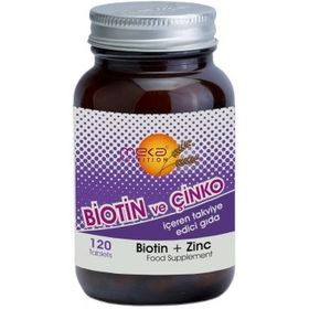 Meka Nutrition Biotin Zinc İçeren 120 Tablet