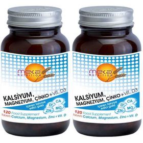 Meka Nutrition Calcium Magnesium Zinc Vitamin D 120 Tablet