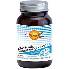 Meka Nutrition Calcium Magnesium Zinc Vitamin D İçeren 120 Tablet