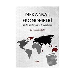 Mekansal Ekonometri - Fatma Zeren