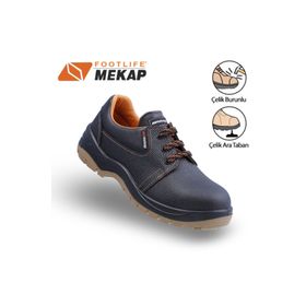 Mekap 106 S3 Siyah Çelik Burun Çelik Ara Tabanlı İş Ayakkabısı