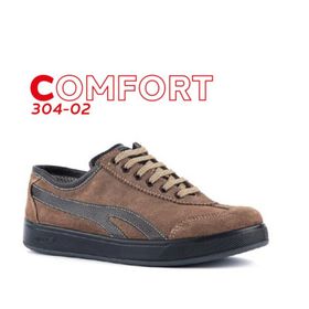 Mekap Comfort 304-02 Kahve Deri Sportif Hafif Iş Ayakkabısı