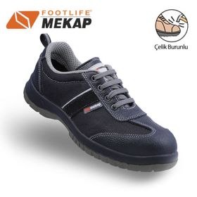 Mekap Jerico 232R Siyah Çelik Burunlu İş Ayakkabısı