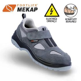 Mekap Jüpiter 157E S1E Elektrikçi Gri İş Güvenliği Ayakkabısı