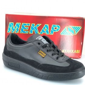Mekap Kırmızı Kutu %100 Hakiki Deri Unisex İş ve Spor Ayakkabı