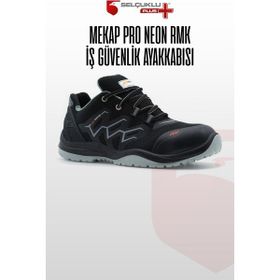 Mekap Pro Neon RMK 83 S2 Alüminyum Burunlu Suya Dayanıklı Siyah İş Güvenlik Ayakkabısı