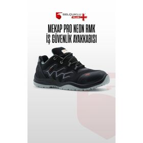 Mekap Pro Neon RMK 83 S2 Alüminyum Burunlu Suya Dayanıklı Siyah İş Güvenlik Ayakkabısı