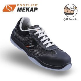 Mekap RMK 40 SRC Siyah Çelik Burunlu İş Ayakkabısı