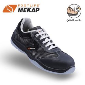 Mekap RMK 40 SRC Siyah Çelik Burunlu İş Ayakkabısı
