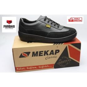 Mekap Videla Siyah İş Ayakkabısı