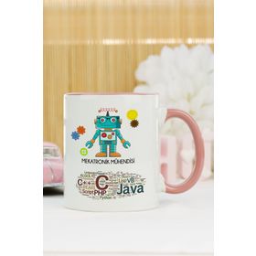 Mekatronik Mühendisi Pembe Kupa Bardak