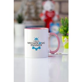 Mekatronik Mühendisi Pembe Kupa Bardak