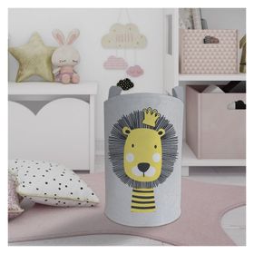 Mekta Home Aslan Desenli Bebek ve Çocuk Odası Oyuncak Sepeti