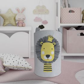 Mekta Home Aslan Desenli Bebek ve Çocuk Odası Oyuncak Sepeti