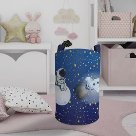 Mekta Home Astronot ve Spacex Desenli Bebek ve Çocuk Odası Oyuncak Sepeti