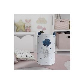 Mekta Home Filli Mavi Balon Desenli Bebek ve Çocuk Odası Oyuncak Sepeti