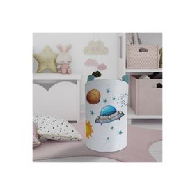 Mekta Home Gezegen ve Space X Desenli Bebek ve Çocuk Odası Oyuncak Sepeti