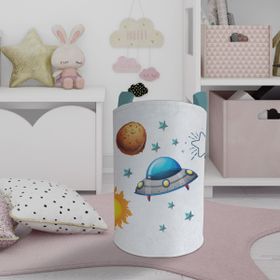 Mekta Home Gezegen ve Space X Desenli Bebek ve Çocuk Odası Oyuncak Sepeti