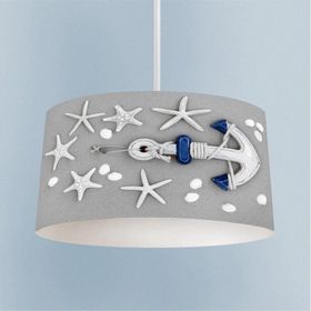 Mekta Home Gri Çapa Desenli Avize