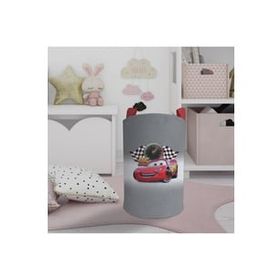 Mekta Home Gri Mcqueen Desenli Bebek ve Çocuk Odası Oyuncak Sepeti