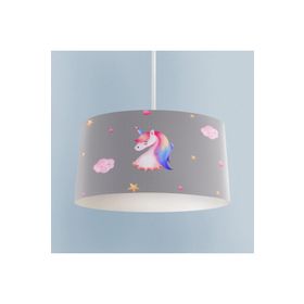 Mekta Home Gri Zemin Unicorn Avize