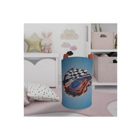 Mekta Home McQueen Mavi Desenli Bebek ve Çocuk Odası Oyuncak Sepeti