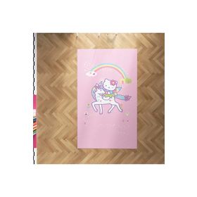 Mekta Home MKTH-199 Hello Kitty ve Unicorn Çocuk ve Bebek Odası Halısı