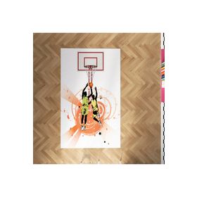 Mekta Home MKTH-255 Modern Antialerjik ve Yıkanabilir Basketbol Desenli Çocuk Odası Halısı