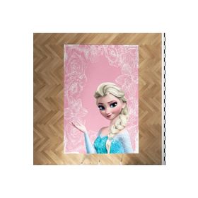 Mekta Home MKTYH-012 Bebek ve Çocuk Odası Çiçekli Elsa Deseni Halı
